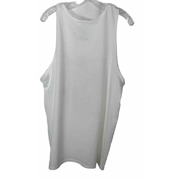 L Love&Pineapples All American Girl White Woman Graphic Tank Top 100% Cotton - Picture 6 of 7